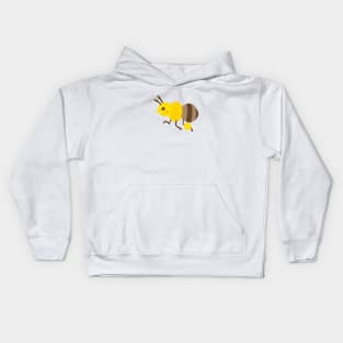 Cute Honey Bee Illustration Kids Hoodie